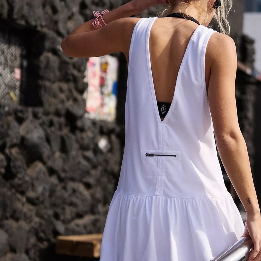 Free People White Mini Dress - Picture 3 of 7